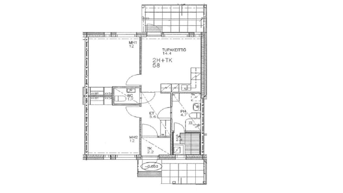 Merituuli Serviced Apartments, Kempele 2Br Apartment With Sauna エクステリア 写真
